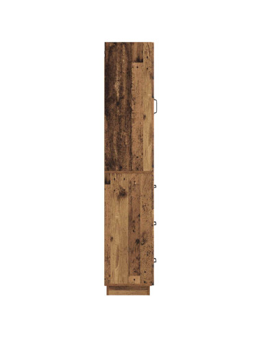 Set di armadi 2 pcs Legno antico 33 x 34,5 x 87 cm