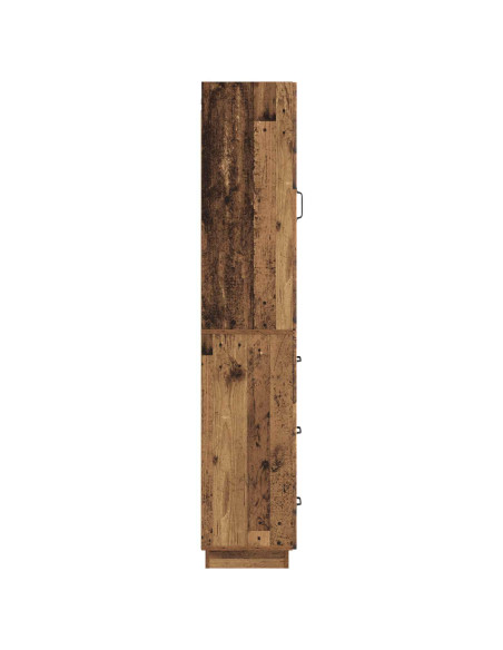 Set di armadi 2 pcs Legno antico 33 x 34,5 x 87 cm