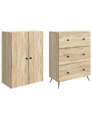 Set di armadi 2 pcs Rovere Sonoma 66 x 34,5 x 90 cm