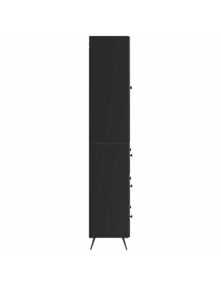Set di armadi 2 pcs Nero 66 x 34,5 x 90 cm Legno ingegnerizzato