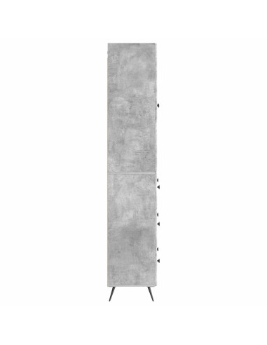Set di armadi 2 pcs Grigio Cemento 66 x 34,5 x 90 cm