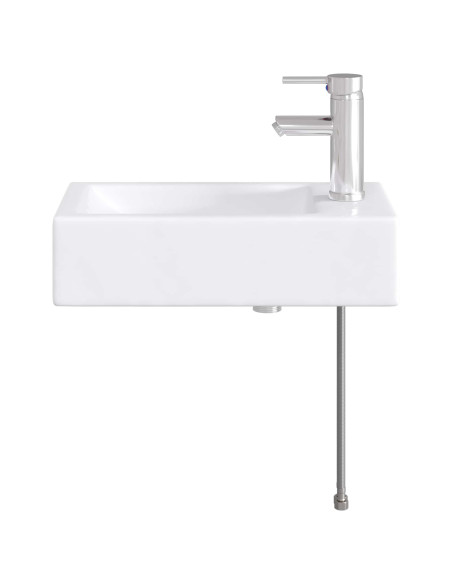 Lavabo da bagno Cromato 45,5 x 25,5 x 13 cm Metallo