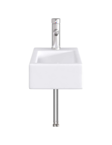 Lavabo da bagno Cromato 45,5 x 25,5 x 13 cm Metallo