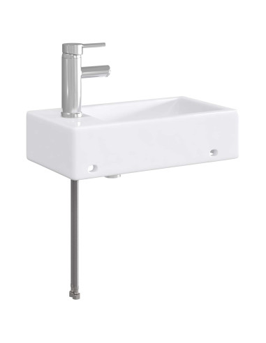 Lavabo da bagno Cromato 45,5 x 25,5 x 13 cm Metallo
