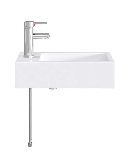 Lavabo da bagno Cromato 45,5 x 25,5 x 13 cm Metallo