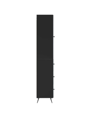 Set di armadi 2 pcs Nero 34,5 x 34,5 x 90 cm
