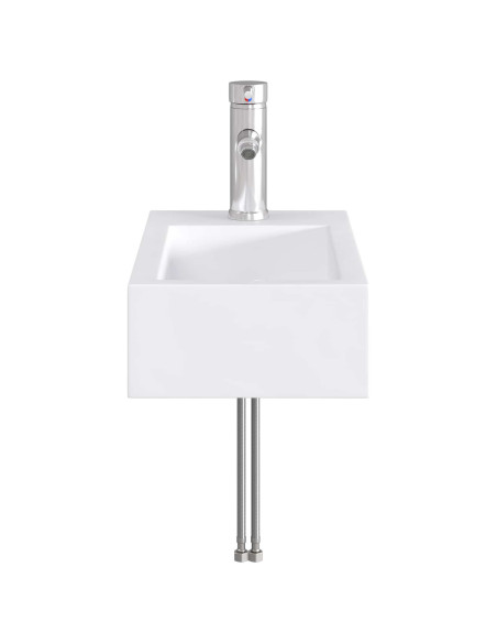 Lavabo da bagno Cromato 45,5 x 25,5 x 13 cm Metallo