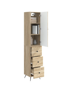 Set di armadi 2 pcs Rovere Sonoma 34,5 x 34,5 x 90 cm 2