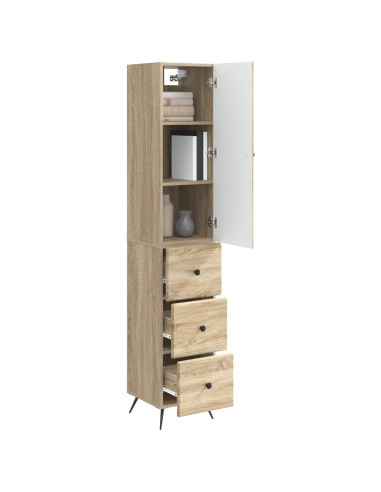 Set di armadi 2 pcs Rovere Sonoma 34,5 x 34,5 x 90 cm