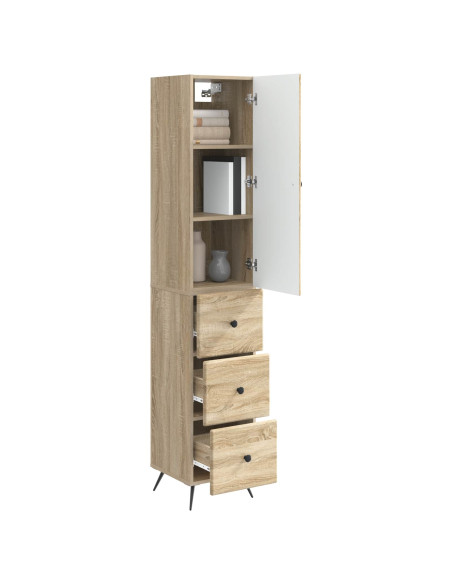 Set di armadi 2 pcs Rovere Sonoma 34,5 x 34,5 x 90 cm