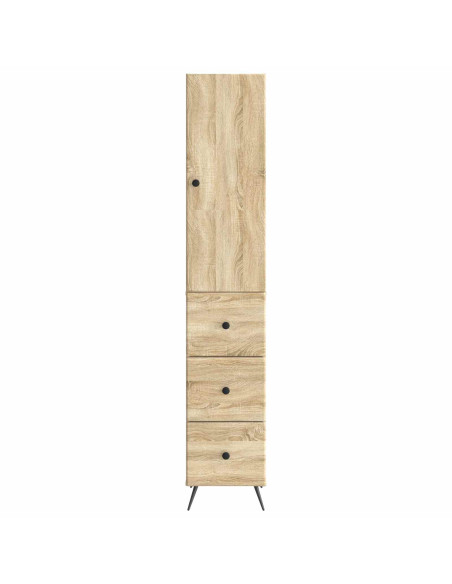 Set di armadi 2 pcs Rovere Sonoma 34,5 x 34,5 x 90 cm