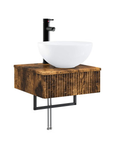 Lavabo da Parete Rovere Fumo 40 x 41 x 40,5 cm