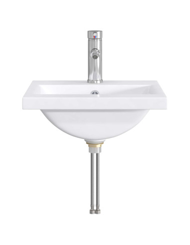 Lavabo da bagno Cromato 42 x 40 x 16,5 cm Metallo