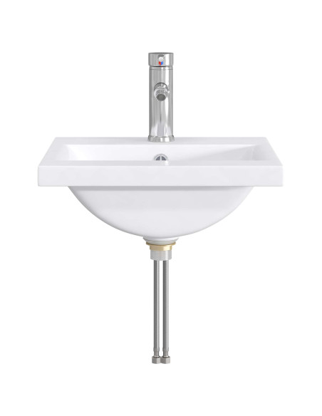 Lavabo da bagno Cromato 42 x 40 x 16,5 cm Metallo