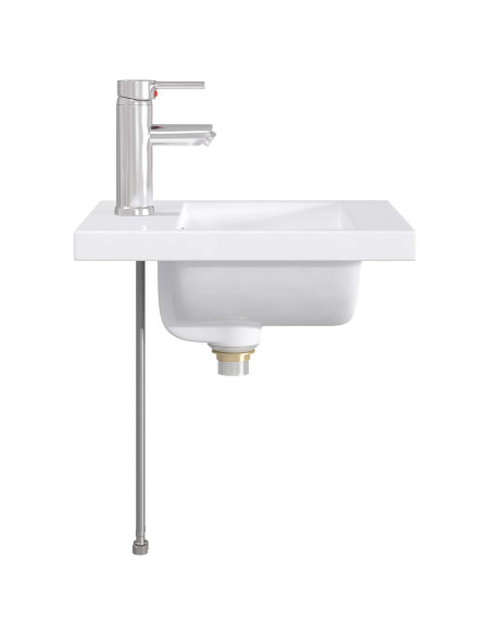 Lavabo da bagno Cromato 42 x 40 x 16,5 cm Metallo