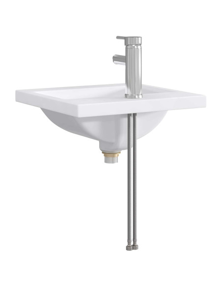 Lavabo da bagno Cromato 42 x 40 x 16,5 cm Metallo
