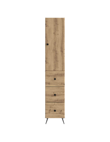 Set di armadi 2 pcs Rovere Artigianale 34,5 x 34,5 x 90 cm