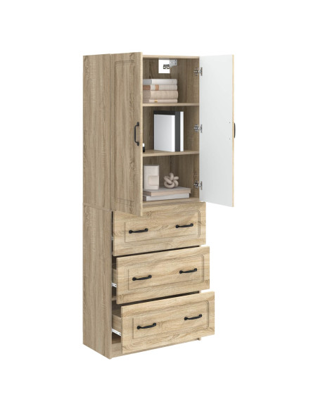 Set di armadi 2 pcs Rovere Sonoma 66 x 34,5 x 87 cm