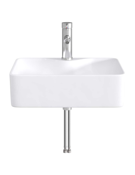 Lavabo da bagno Cromato 48,5 x 37,5 x 13 cm Metallo