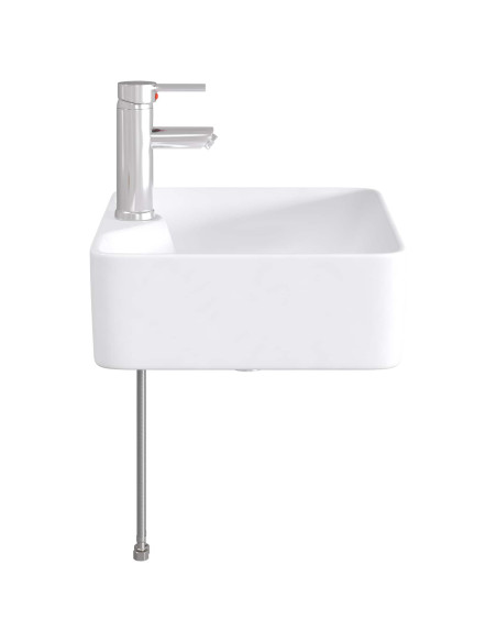 Lavabo da bagno Cromato 48,5 x 37,5 x 13 cm Metallo
