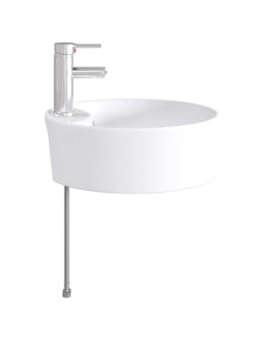 Lavabo da bagno Cromato 40,5 x 40,5 x 15 cm Metallo