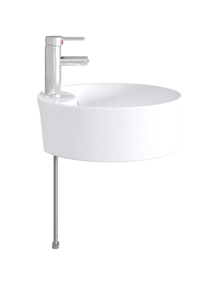 Lavabo da bagno Cromato 40,5 x 40,5 x 15 cm Metallo