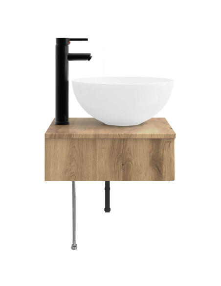 Lavabo da Parete Rovere Artigianale 40 x 41 x 40,5 cm
