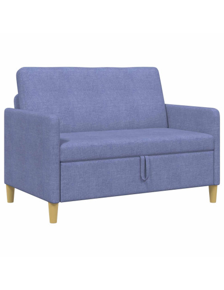 Divano con Storage Blu jeans 122 x 78 x 87 cm Poliestere