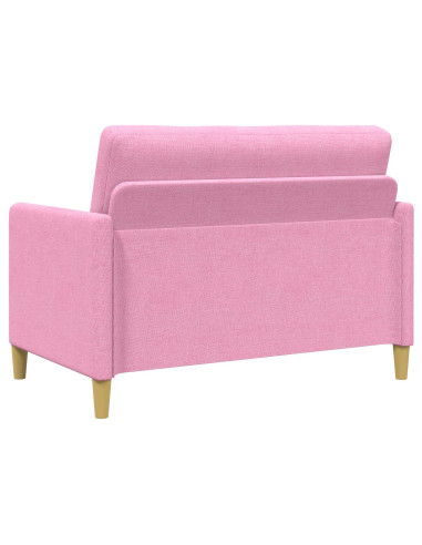 Divano con Storage Rosa 122 x 78 x 87 cm Poliestere