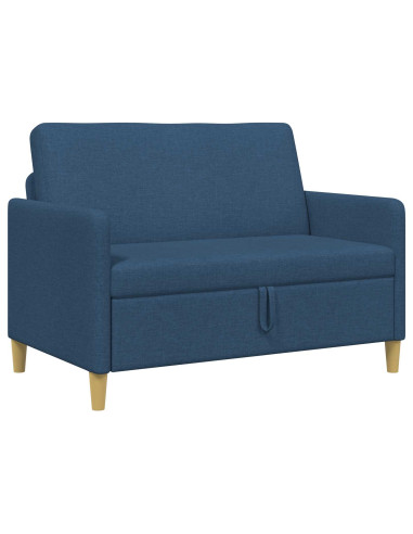 Divano con Storage Blu 122 x 78 x 87 cm Poliestere