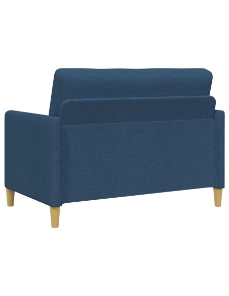 Divano con Storage Blu 122 x 78 x 87 cm Poliestere