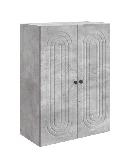 Mobiletto a muro Grigio Cemento 66 x 34,5 x 90 cm