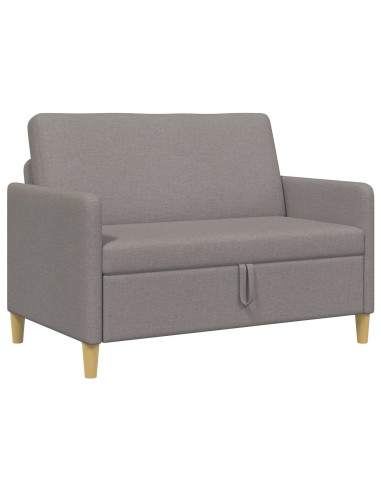 Divano con Storage Tortora 122 x 78 x 87 cm Poliestere