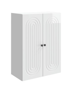 Mobiletto a muro Bianco Lucido 66 x 34,5 x 90 cm