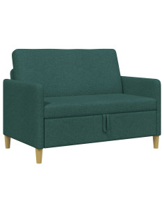 Divano con Storage Verde Scuro 122 x 78 x 87 cm Poliestere 2
