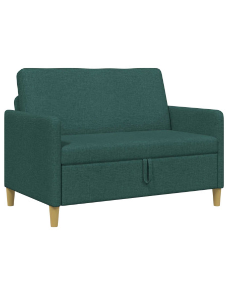 Divano con Storage Verde Scuro 122 x 78 x 87 cm Poliestere