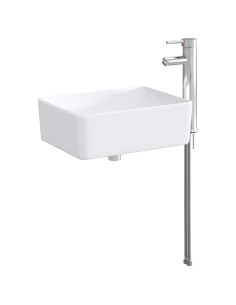 Lavabo da bagno Cromato 40,5 x 30,5 x 13 cm Metallo