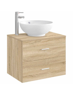 Lavabo da bagno Cromato 44 x 44 x 16 cm Metallo 2