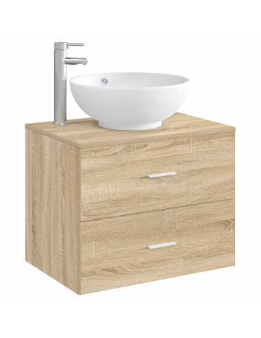 Lavabo da bagno Cromato 44 x 44 x 16 cm Metallo