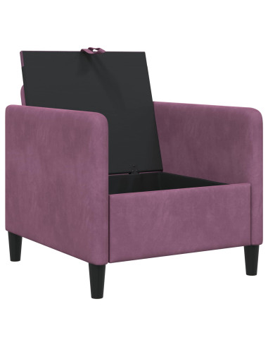 Divano con Storage Viola 72 x 78 x 87 cm Poliestere