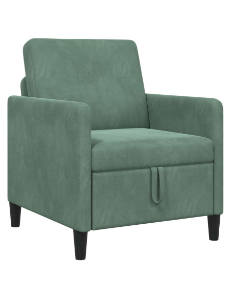 Divano con Storage Verde Mare 72 x 78 x 87 cm Poliestere