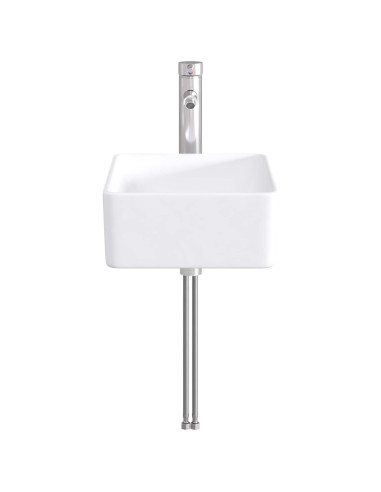 Lavabo da bagno Cromato 40,5 x 30,5 x 13 cm Metallo