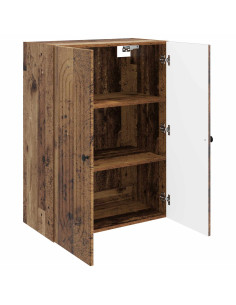 Mobiletto a muro Legno antico 66 x 34,5 x 90 cm 2