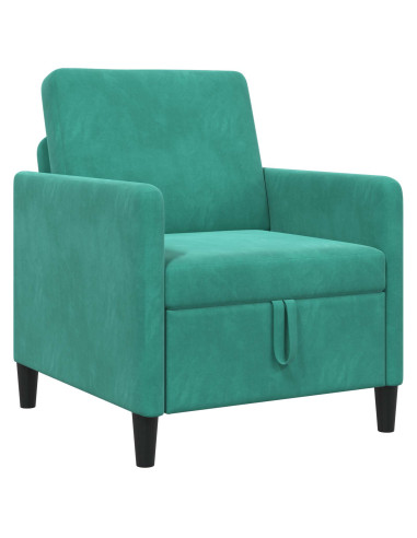 Divano con Storage Turchese 72 x 78 x 87 cm Poliestere