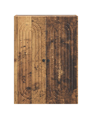 Mobiletto a muro Legno antico 66 x 34,5 x 90 cm