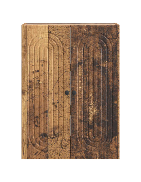 Mobiletto a muro Legno antico 66 x 34,5 x 90 cm