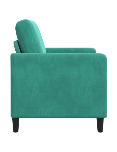 Divano con Storage Turchese 72 x 78 x 87 cm Poliestere