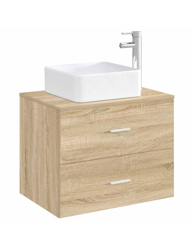 Lavabo da bagno Cromato 36,5 x 36,5 x 13 cm Metallo