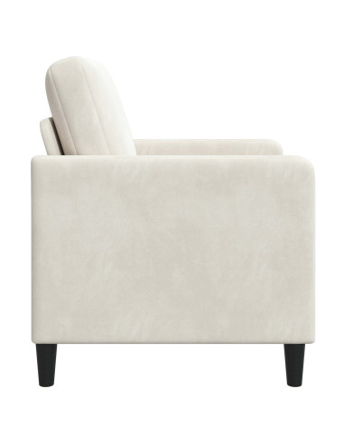 Divano con Storage Crema 72 x 78 x 87 cm Poliestere