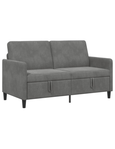 Divano con Storage Grigio Scuro 152 x 78 x 87 cm Poliestere